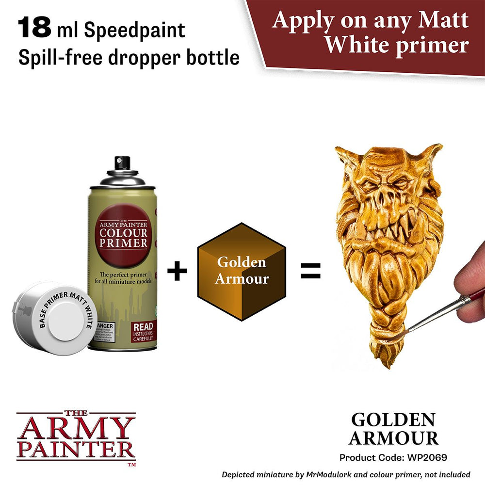 Army Painter Warpaints Speedpaint 2.0: Golden Armour 18ml (ONLINE ORDER ONLY)