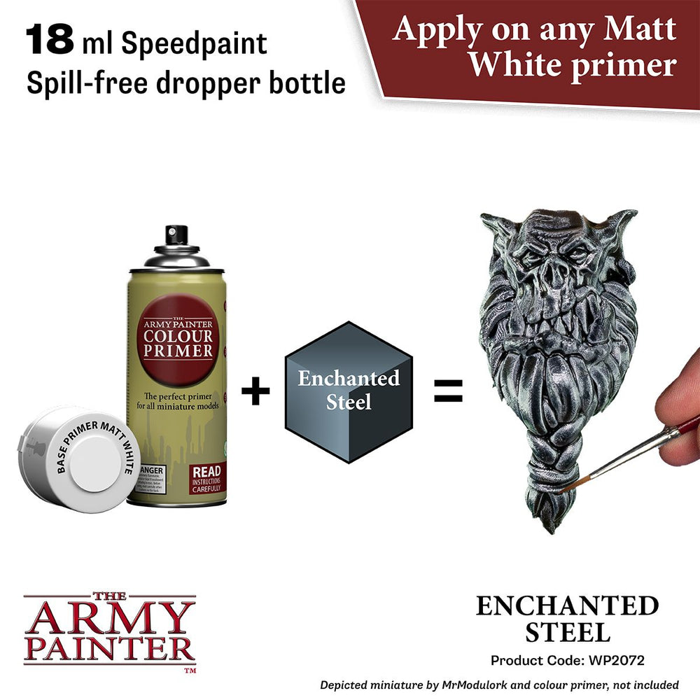 Army Painter Warpaints Speedpaint 2.0: Enchanted Steel 18ml (ONLINE ORDER ONLY)