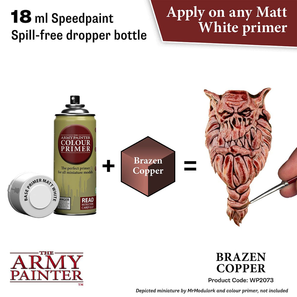 Army Painter Warpaints Speedpaint 2.0: Brazen Copper 18ml (ONLINE ORDER ONLY)