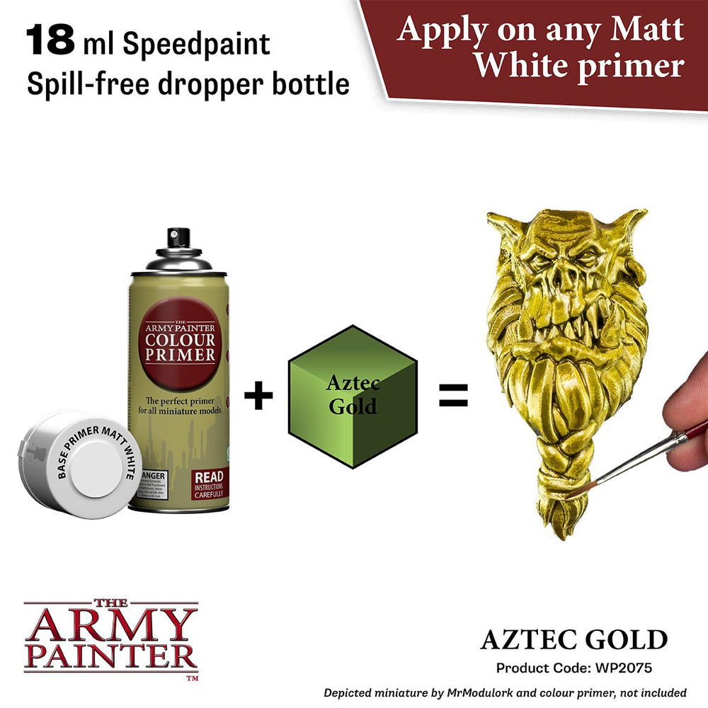 Army Painter Warpaints Speedpaint 2.0: Aztec Gold 18ml (ONLINE ORDER ONLY)