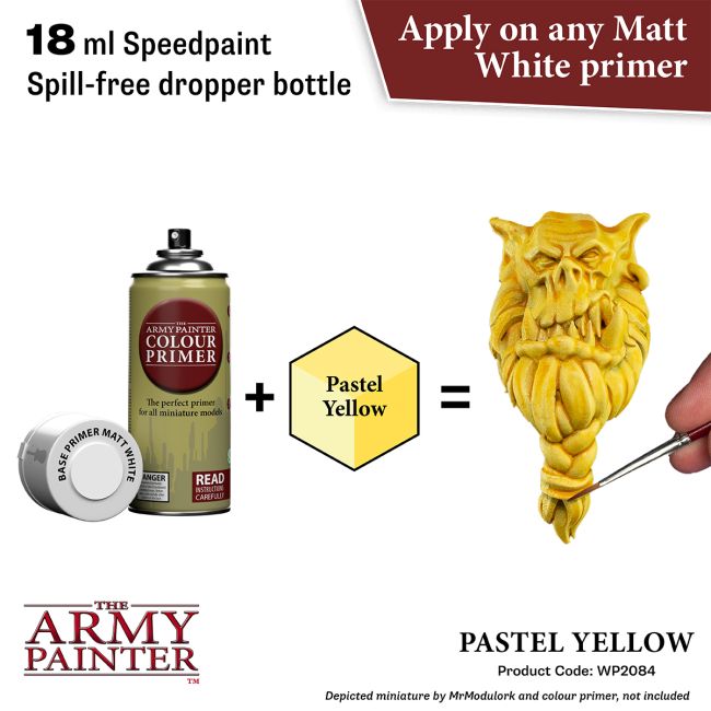 Army Painter Warpaints Speedpaint 2.0: Pastel Yellow 18ml (ONLINE ORDER ONLY)
