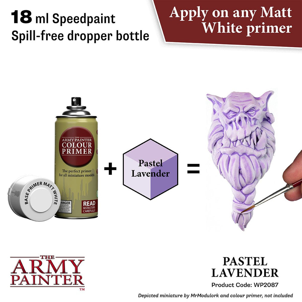Army Painter Warpaints Speedpaint 2.0: Pastel Lavender 18ml (ONLINE ORDER ONLY)