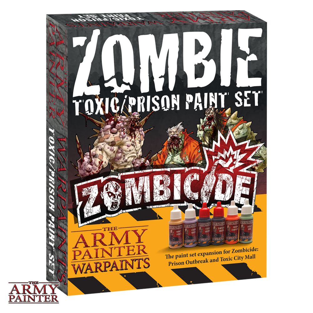 Army Painter Warpaints: Zombicide Toxic/Prison Paint Set (ONLINE ORDER ONLY)
