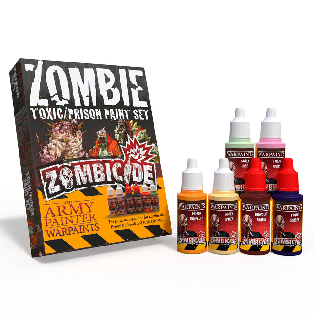 Army Painter Warpaints: Zombicide Toxic/Prison Paint Set (ONLINE ORDER ONLY)