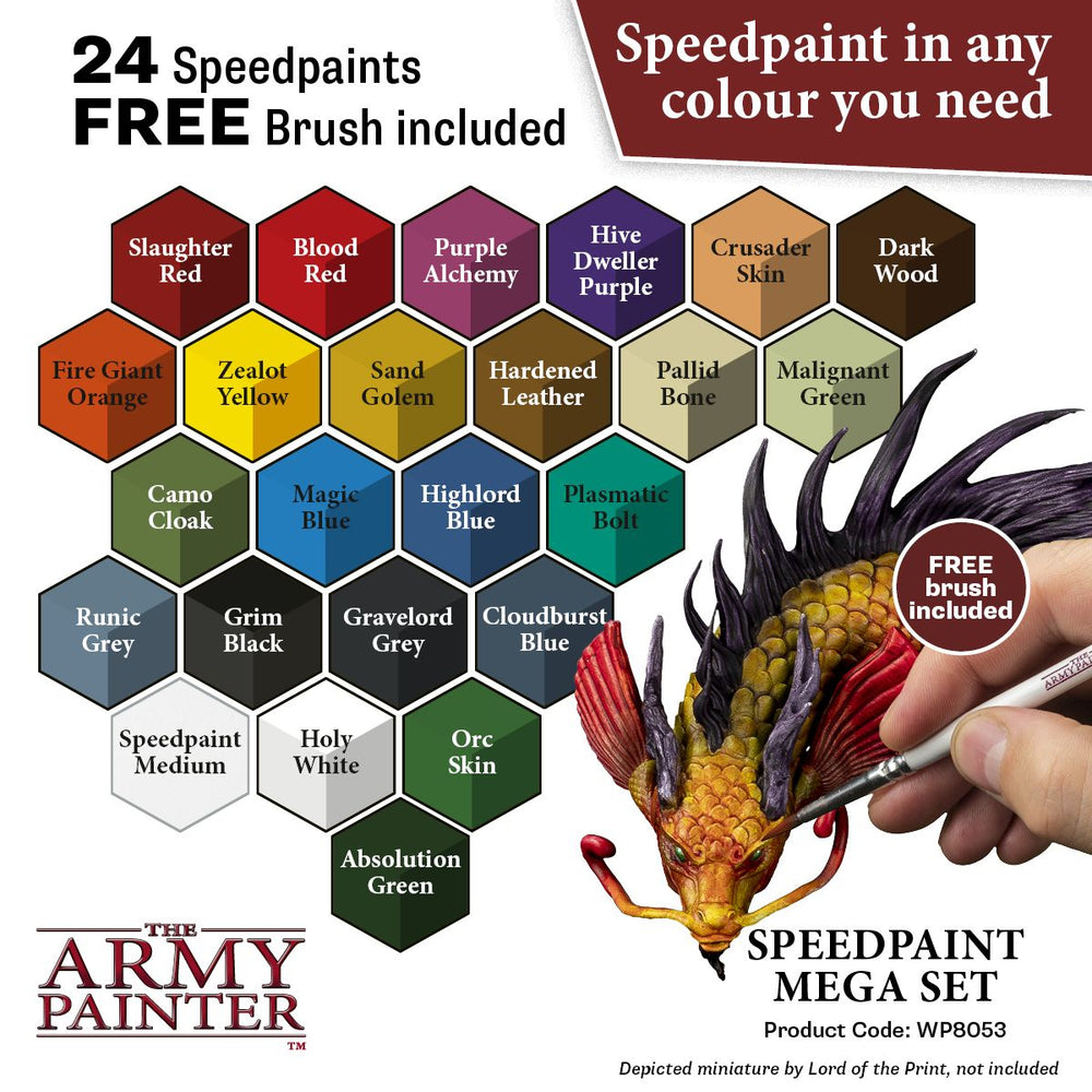 Army Painter Warpaints: Speedpaint - Mega Paint Set (ONLINE ORDER ONLY)