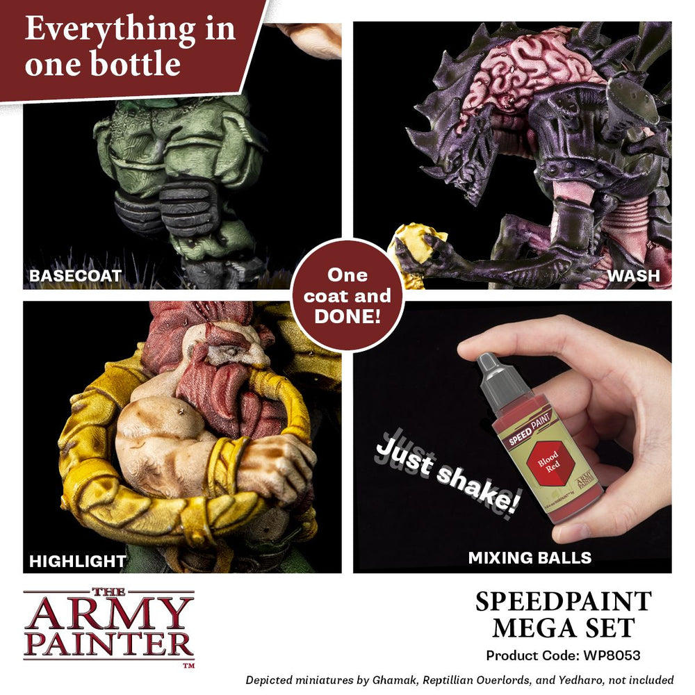 Army Painter Warpaints: Speedpaint - Mega Paint Set (ONLINE ORDER ONLY)