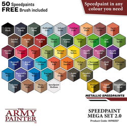 Army Painter Speedpaint Mega Set 2.0 (ONLINE ORDER ONLY)