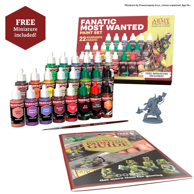 The Army Painter Warpaints Fanatic: Most Wanted Set (ONLINE ORDER ONLY)
