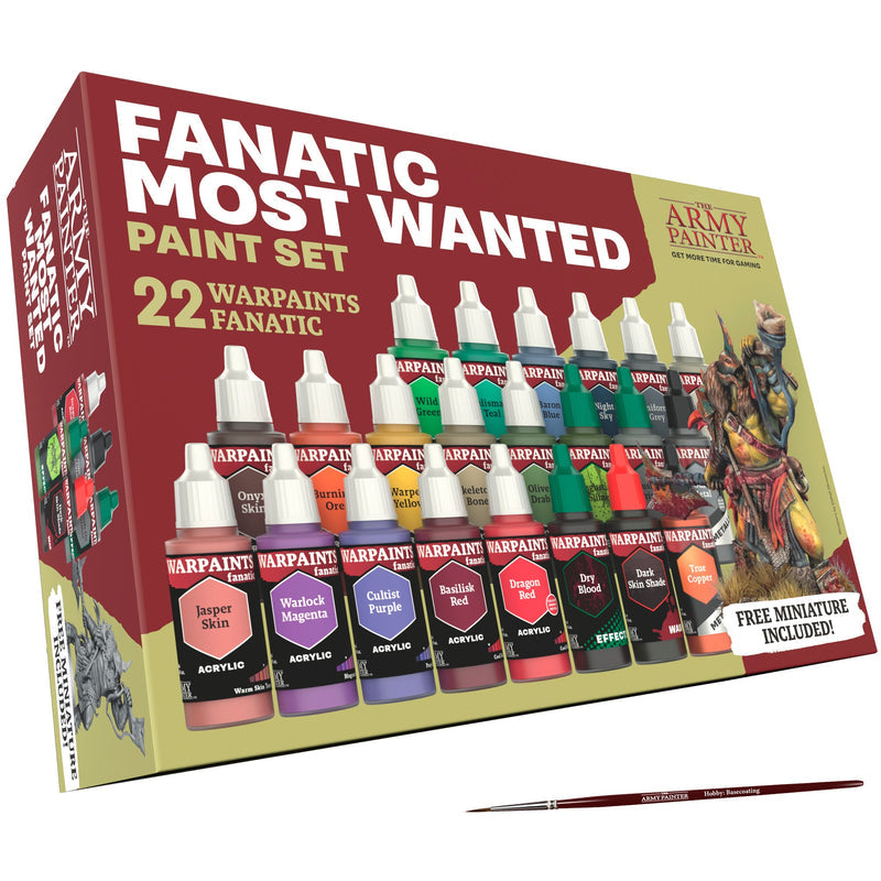 The Army Painter Warpaints Fanatic: Most Wanted Set (ONLINE ORDER ONLY)