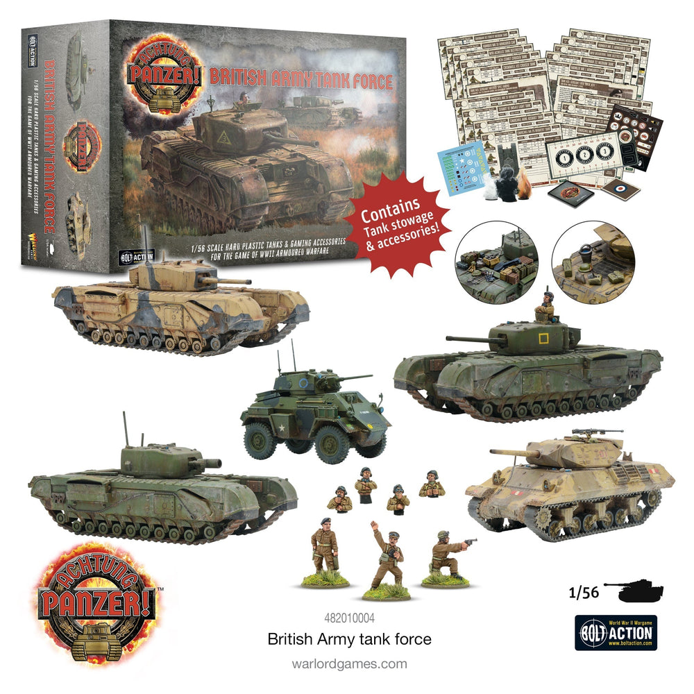 Achtung Panzer!: British Army Tank Force (ONLINE ORDER ONLY)