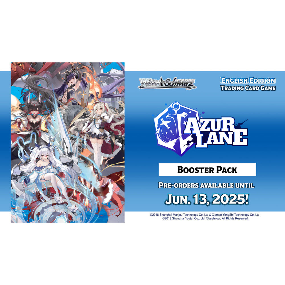 [PREORDER] Weiss Schwarz TCG English - Azur Lane Vol.2 (1st First Edition) (Online Order Only)