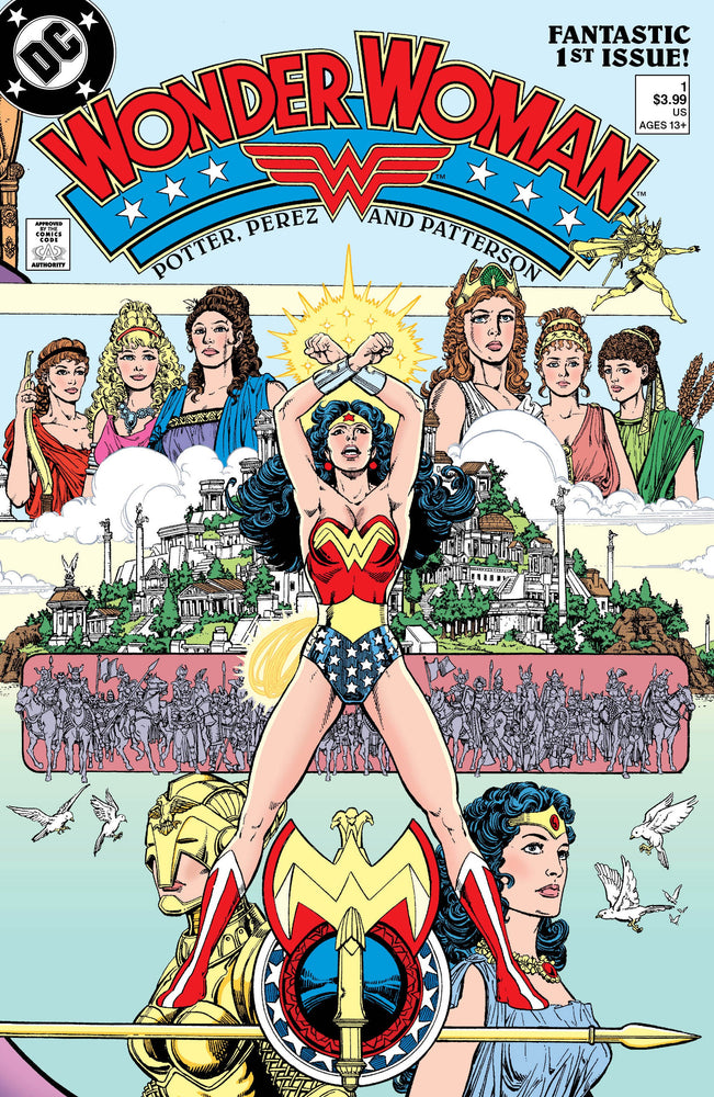 Wonder Woman (1987) #1 C Facsimile Edition George Perez Foil Variant (08/29/2023) Dc (ONLINE ORDER ONLY)