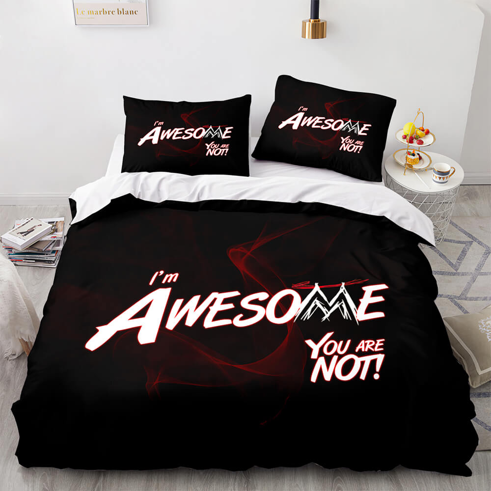 WWE RAW Pattern Bedding Sets Quilt Cover Without Filler (Online Order Only)