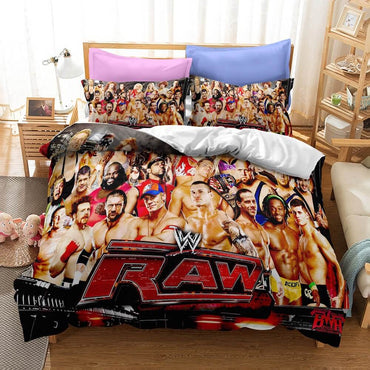 WWE World Wrestling Entertainment Bedding Set Quilt Cover Without Filler (Online Order Only)