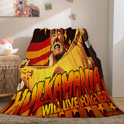 WWE World Wrestling Entertainment Cosplay Flannel Fleece Throw Blanket (Online Order Only)