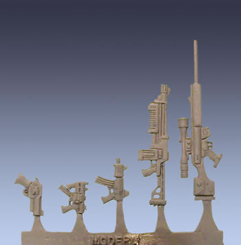 WYR0001 Modern Weapon Sprue by Wyrd Miniatures (ONLINE ORDER ONLY)