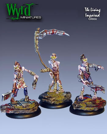 WYRCP003 The Living Impaired Twisted  Wyrd Miniatures (ONLINE ORDER ONLY)