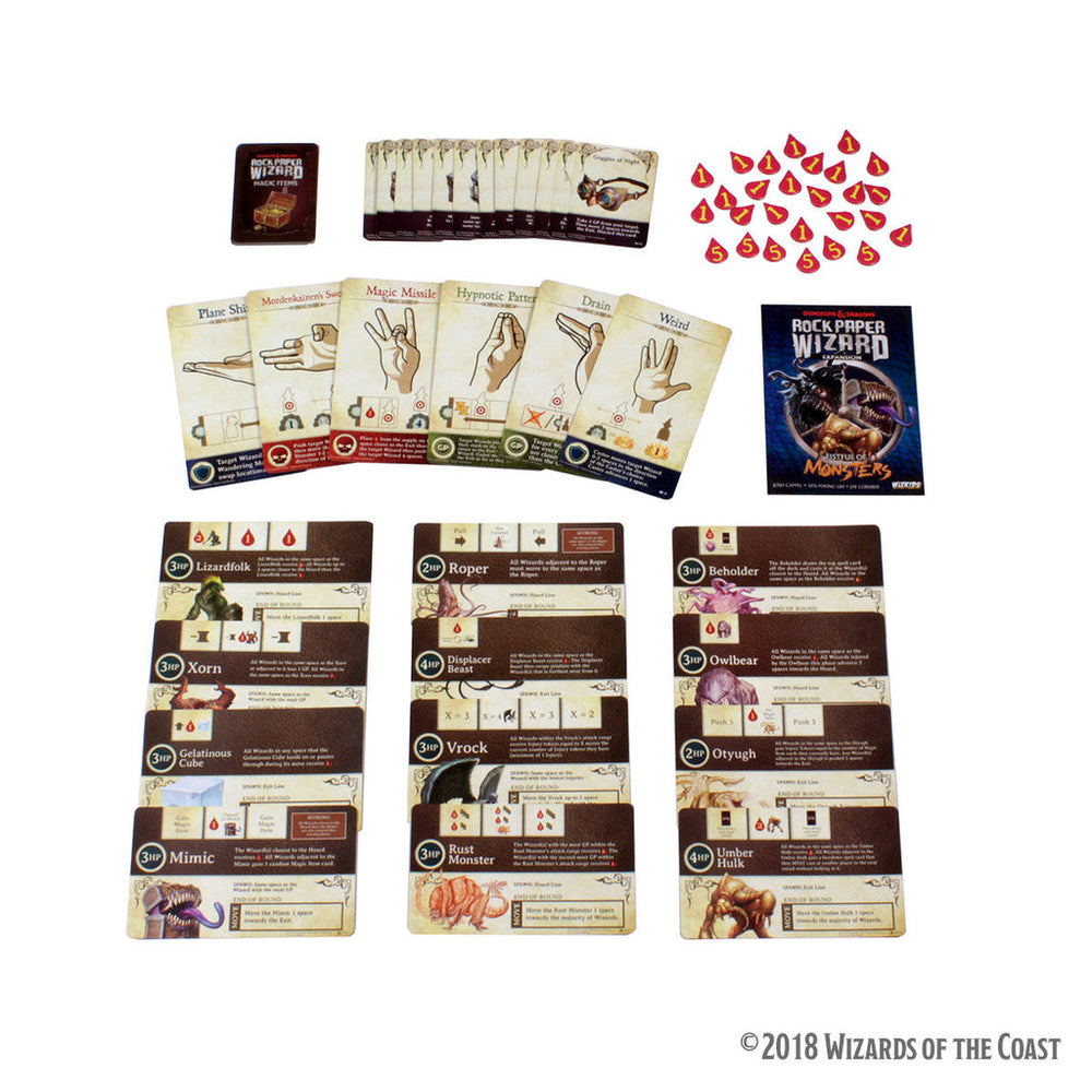 Rock Paper Wizard: Fistful of Monsters Expansion (ONLINE ORDER ONLY)