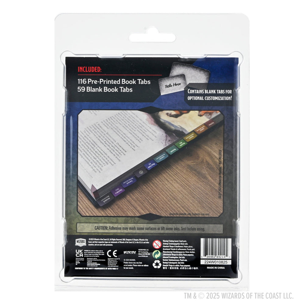 D&D: 2024 Monster Manual Book Tabs (ONLINE ORDER ONLY)