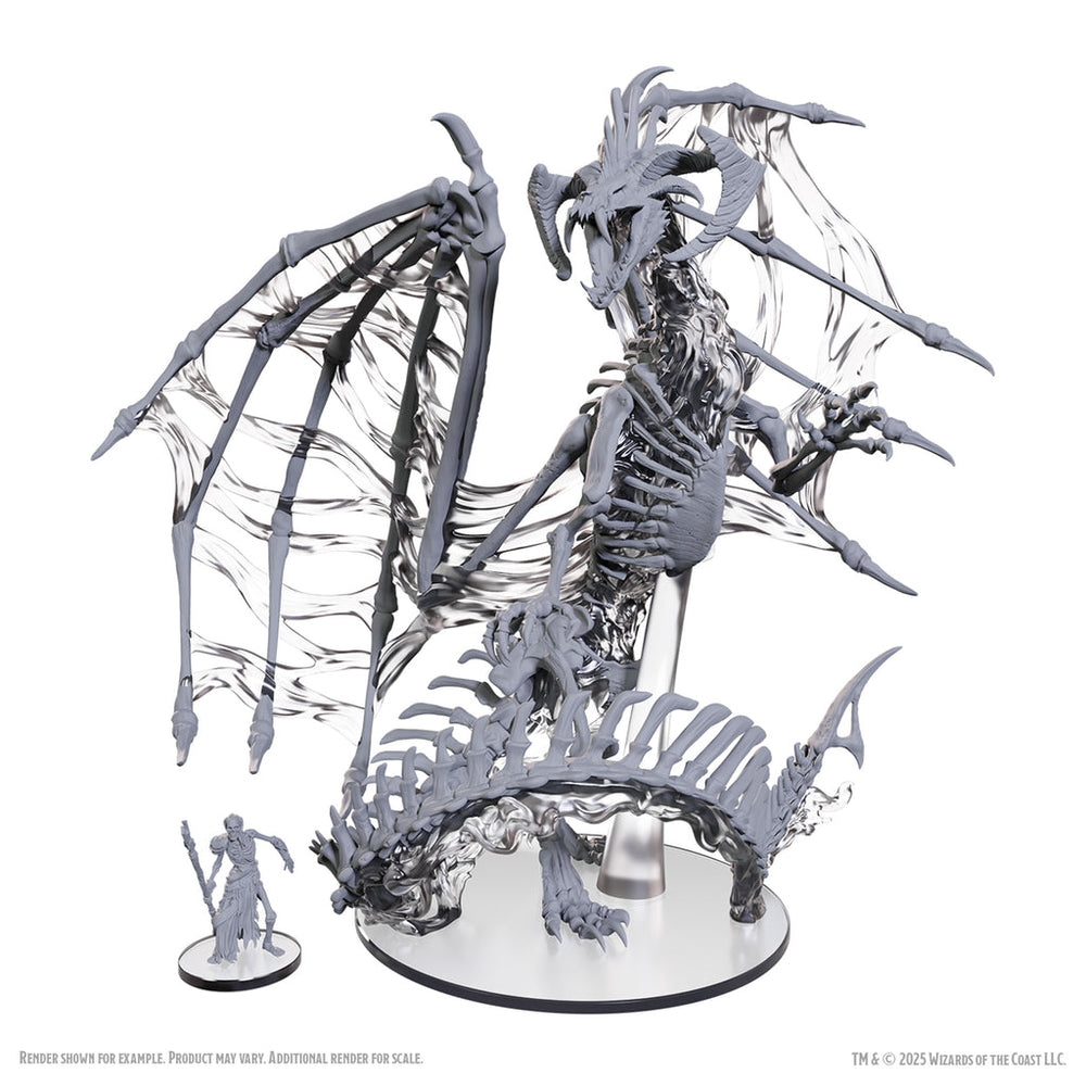 D&D: Nolzur's Marvelous Miniatures - Black Dracolich (ONLINE ORDER ONLY)