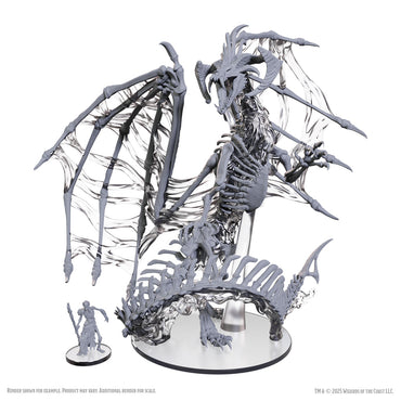 D&D: Nolzur's Marvelous Miniatures - Black Dracolich (ONLINE ORDER ONLY)