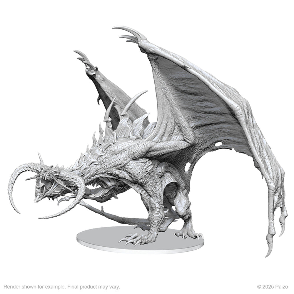 Pathfinder: Battles Deep Cuts - Diabolic Dragon Boxed Miniature - Unpainted (ONLINE ORDER ONLY)