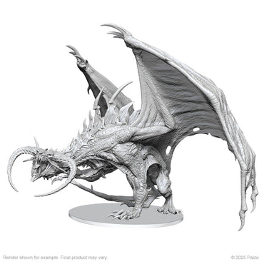 Pathfinder: Battles Deep Cuts - Diabolic Dragon Boxed Miniature - Unpainted (ONLINE ORDER ONLY)