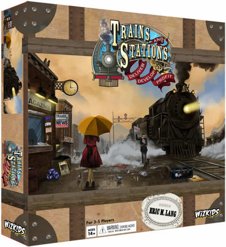 WZK71161 Trains And Stations Board Game WizKids (ONLINE ORDER ONLY)