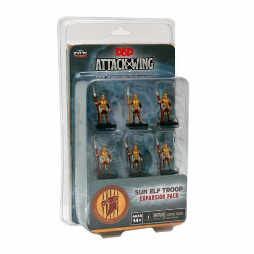 WZK71592 D And D Attack Wing Sun Elf Troop Miniature Expansion WizKids (ONLINE ORDER ONLY)