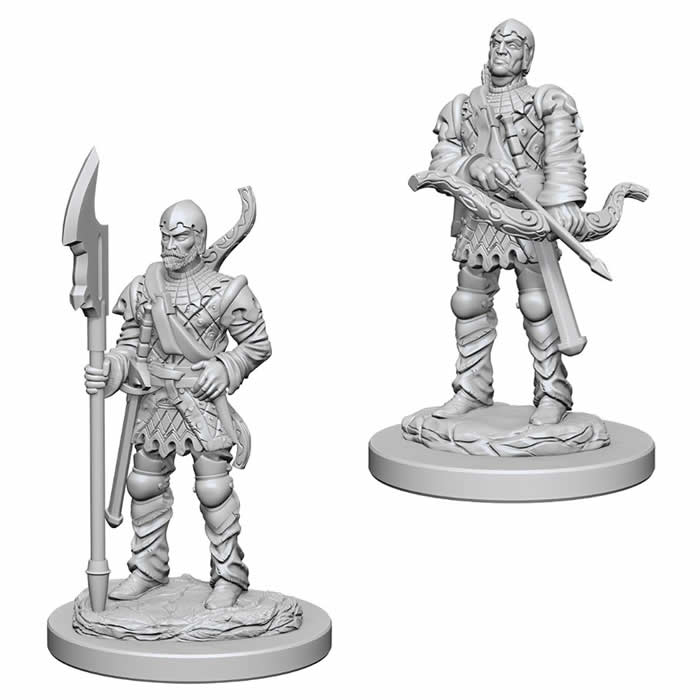 WZK72583 Town Guards Pathfinder Battles Miniatures Unpainted WizKids (ONLINE ORDER ONLY)