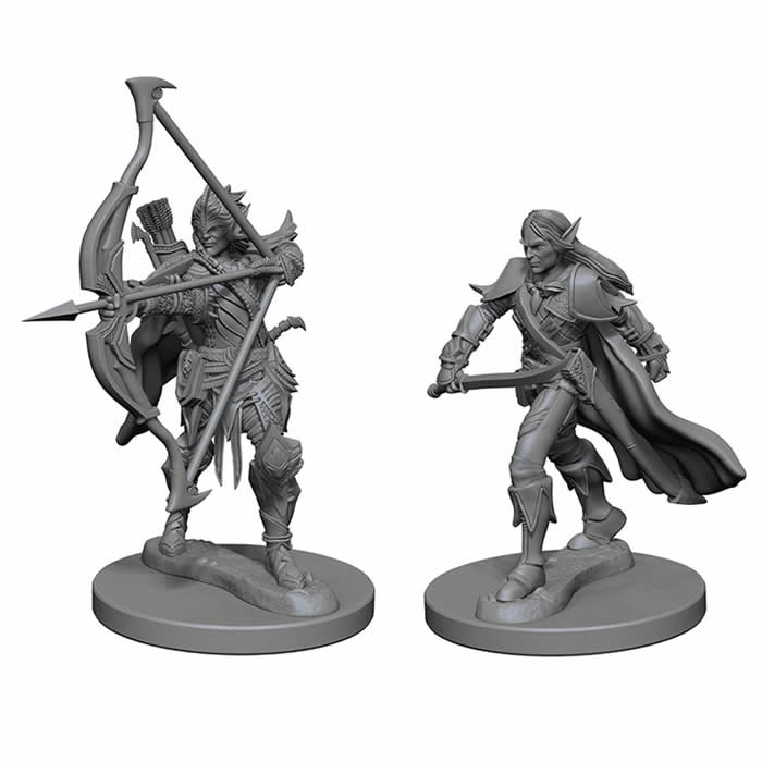 WZK72598 Elf Male Fighter Pathfinder Battles Miniatures Unpainted Minis WizKids (ONLINE ORDER ONLY)