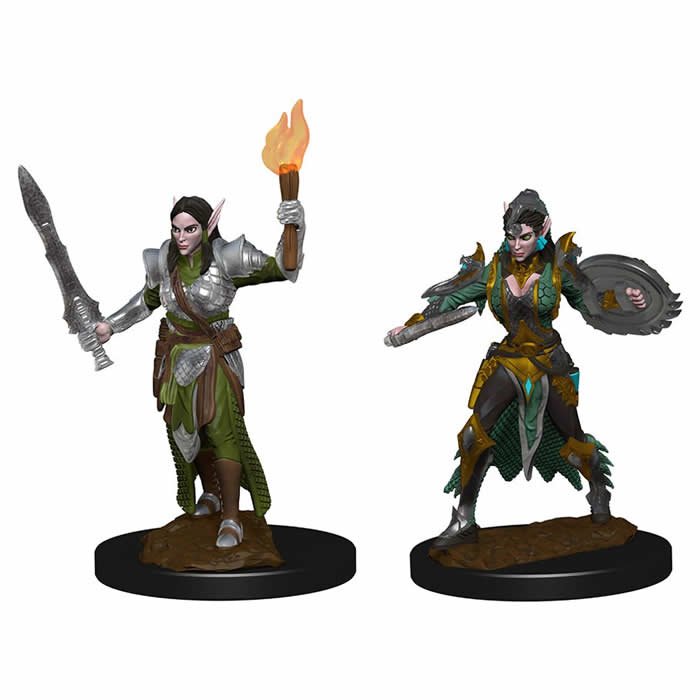 WZK72599 Elf Female Fighter Pathfinder Battles Miniatures Unpainted Minis WizKids (ONLINE ORDER ONLY)