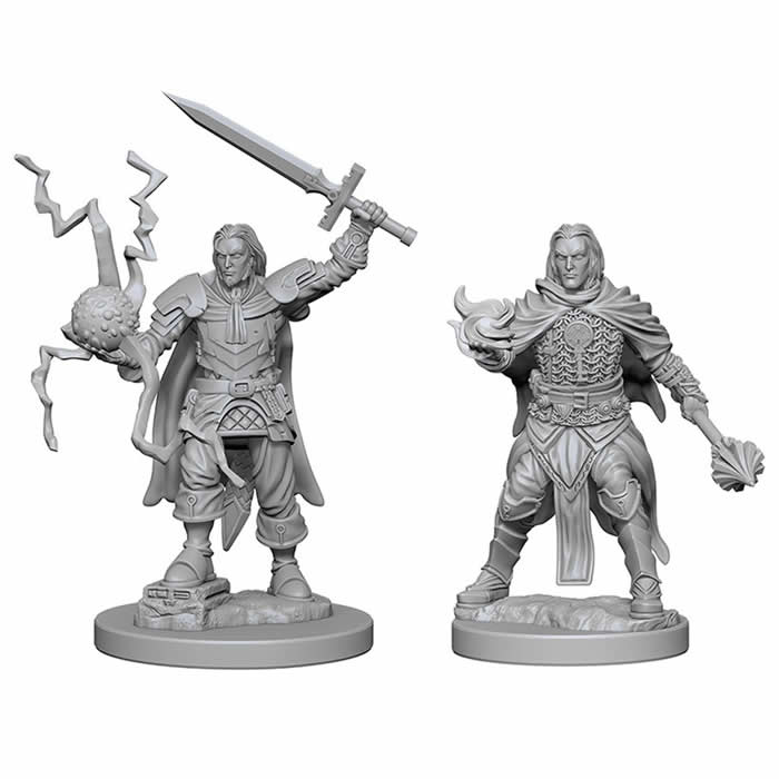 WZK72600 Human Male Cleric Pathfinder Battles Miniatures Unpainted Minis WizKids (ONLINE ORDER ONLY)