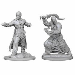 WZK72612 Human Male Monk Pathfinder Battles Miniatures Unpainted Minis WizKids (ONLINE ORDER ONLY)