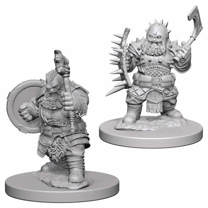 WZK72615 Dwarf Male Barbarian Pathfinder Battles Miniatures Unpainted (ONLINE ORDER ONLY)