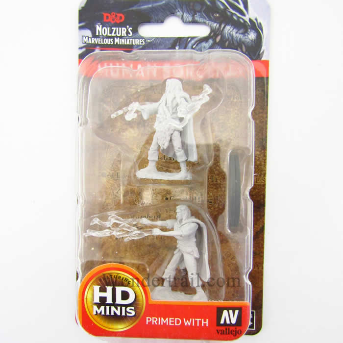 WZK72628 Human Male Sorcerer Nozurs Marvelous Miniatures D &amp; D Unpainted Minis WizKids (ONLINE ORDER ONLY)