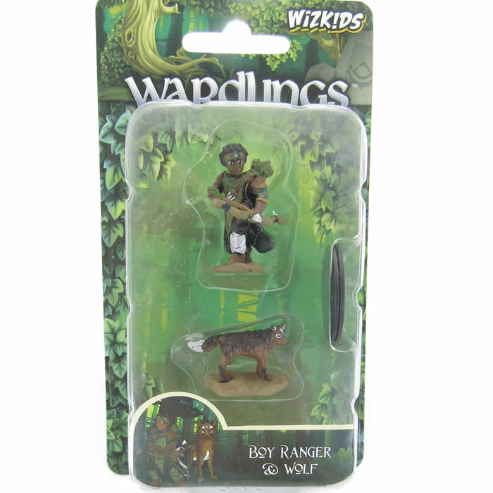 WZK73316 Boy Ranger and Wolf Miniatures Pre-painted Minis Wardlings (ONLINE ORDER ONLY)