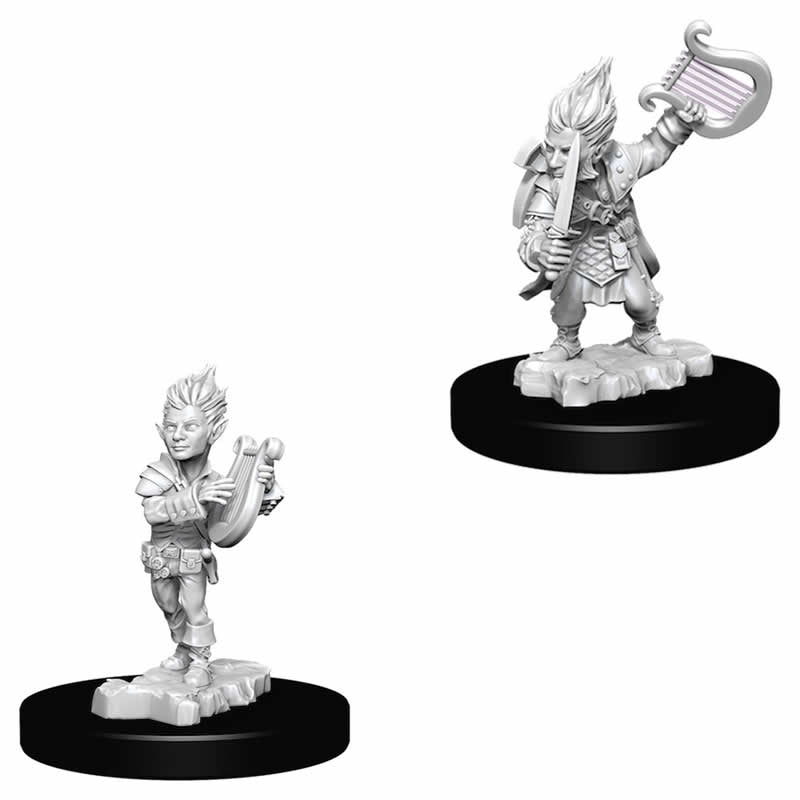 WZK73344 Gnome Male Bard Miniatures Pathfinder Battles Deep Cuts (ONLINE ORDER ONLY)