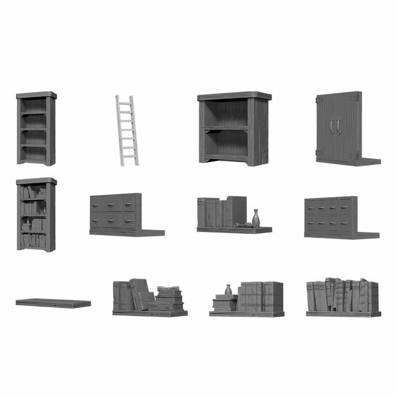 WZK73363 Archivist Library Miniatures Wizkids Deep Cuts Unpainted (ONLINE ORDER ONLY)