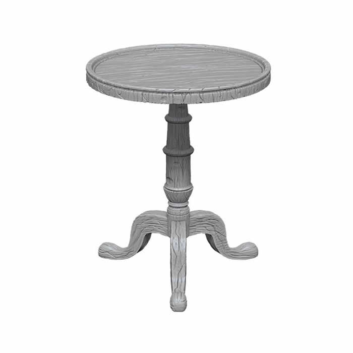 WZK73365 Small Round Tables Miniatures Wizkids Deep Cuts Unpainted (ONLINE ORDER ONLY)