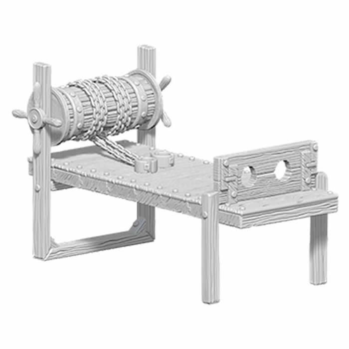 WZK73418 Torture Rack Wizkids Deep Cuts Unpainted Miniatures WizKids (ONLINE ORDER ONLY)