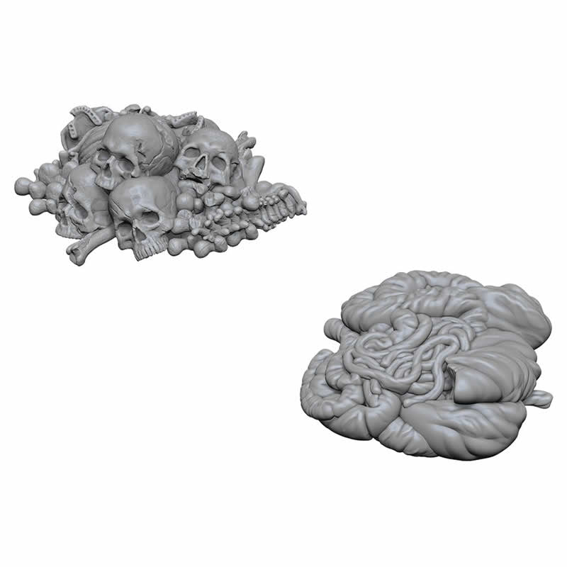 WZK73422 Pile of Bones and Entrails Wizkids Deep Cuts Unpainted (ONLINE ORDER ONLY)