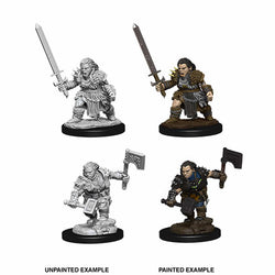 WZK73694 Female Dwarf Barbarian Pathfinder Battles Deep Cuts Miniatures (ONLINE ORDER ONLY)