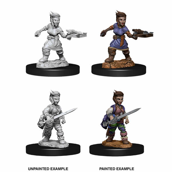WZK73695 Female Halfling Rogue Pathfinder Battles Deep Cuts Miniatures (ONLINE ORDER ONLY)