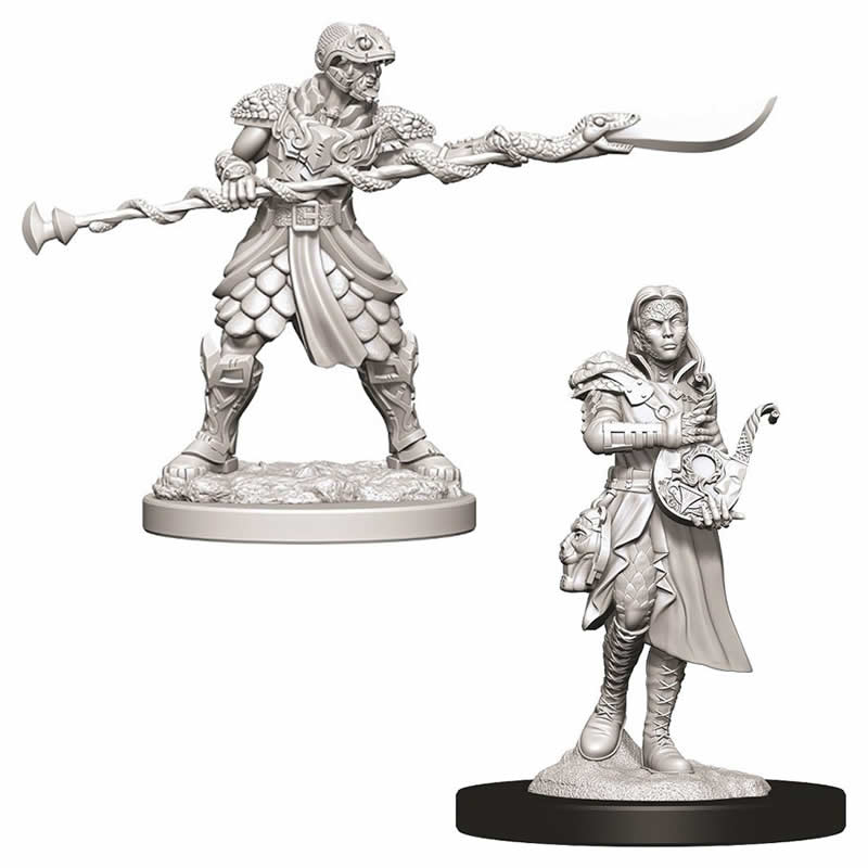 WZK73716 Yuan-ti Purebloods Nozurs Marvelous Miniatures D&D Unpainted (ONLINE ORDER ONLY)