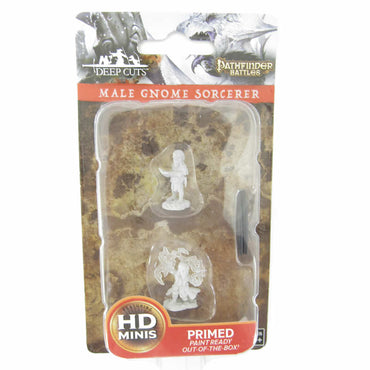 WZK73722 Male Gnome Sorcerer Pathfinder Battles Deep Cuts Miniatures (ONLINE ORDER ONLY)