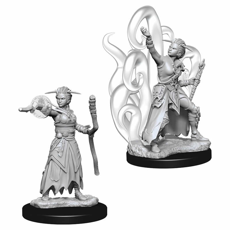 WZK73837 Female Human Warlock Nozurs Marvelous Miniatures D&D Unpainted (ONLINE ORDER ONLY)
