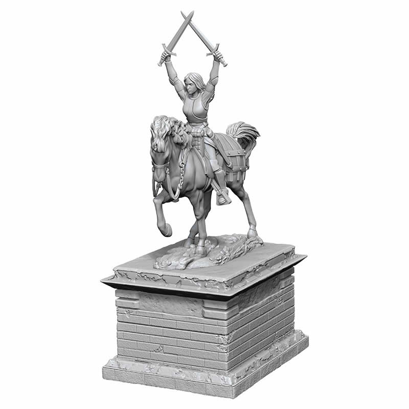 WZK73864 Heroic Statue Miniature Deep Cuts Unpainted Miniatures WizKids (ONLINE ORDER ONLY)
