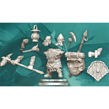 D&D Frameworks Wave 1: Dwarf Fighter Male - Miniature (Online Order Only)