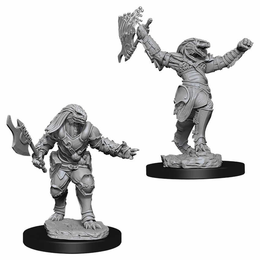 WZK90001 Female Dragonborn Fighter Nozurs Marvelous Miniatures D&D Unpainted (ONLINE ORDER ONLY)